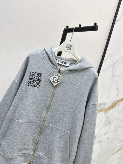 Loe 25fw embroidered jacket