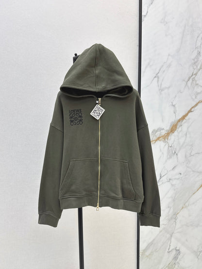 Loe 25fw embroidered jacket