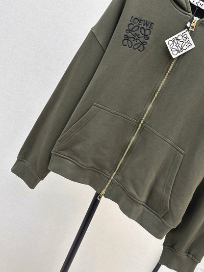 Loe 25fw embroidered jacket