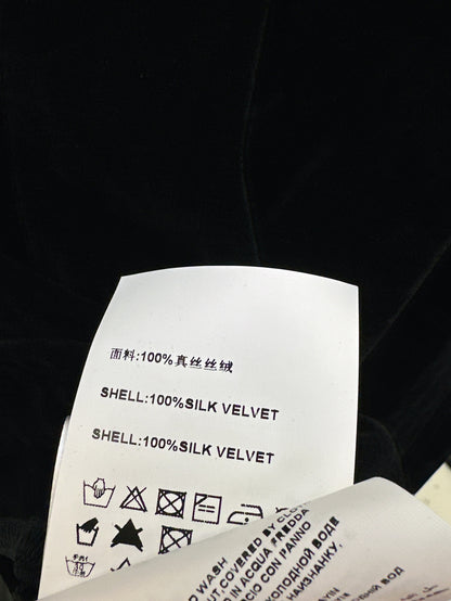 Miu 25fw velvet shirt