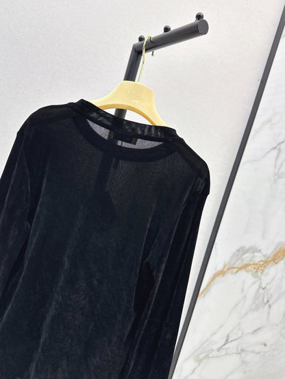 Miu 25fw velvet shirt
