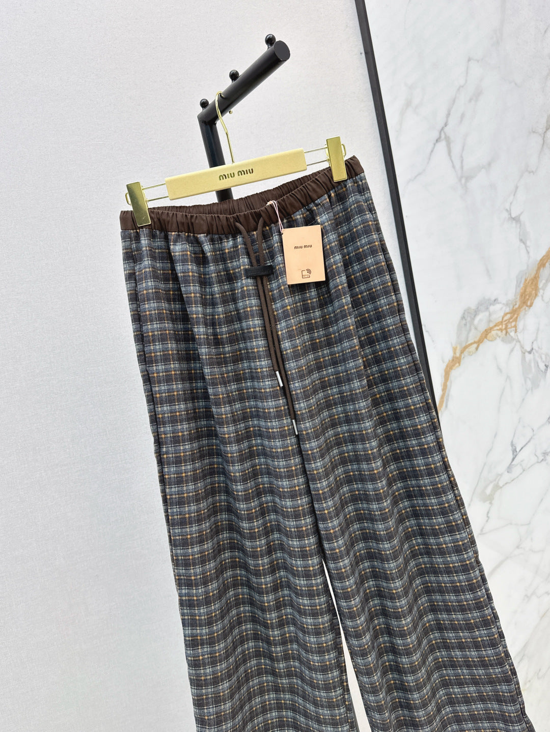 Miu 25fw plaid pants