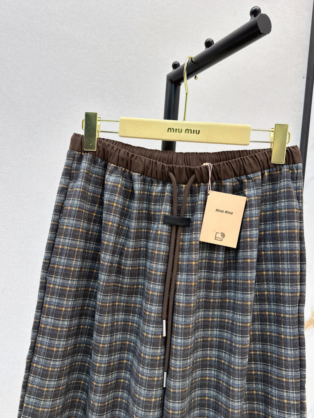 Miu 25fw plaid pants