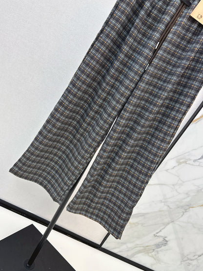 Miu 25fw plaid pants
