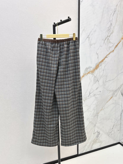 Miu 25fw plaid pants