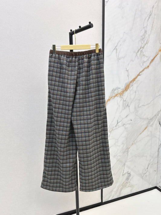 Miu 25fw plaid pants