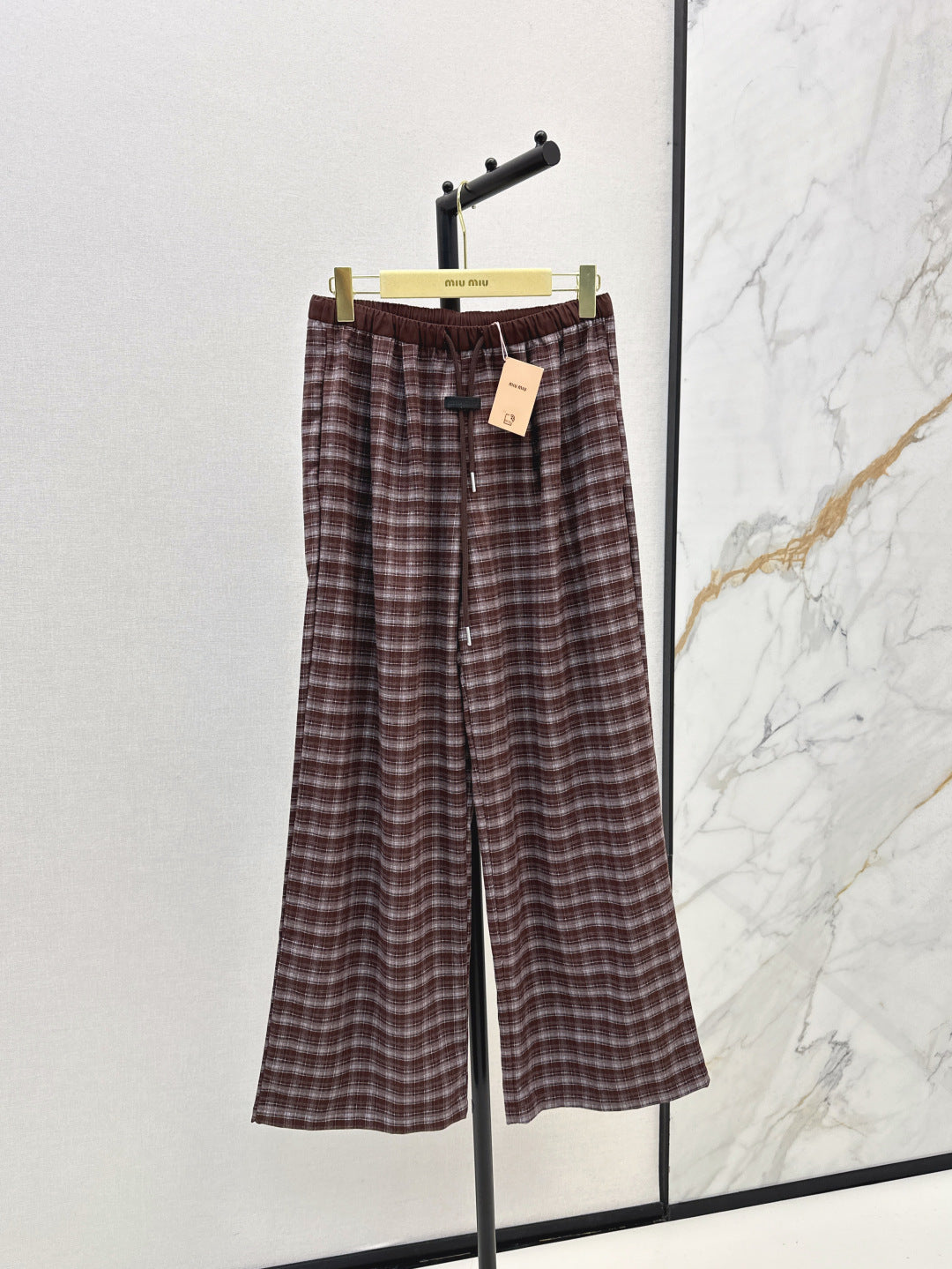 Miu 25fw plaid pants