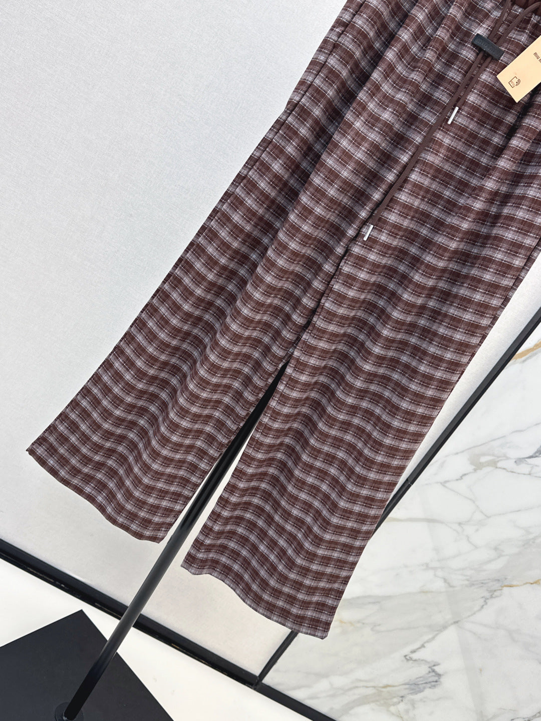 Miu 25fw plaid pants
