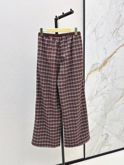 Miu 25fw plaid pants
