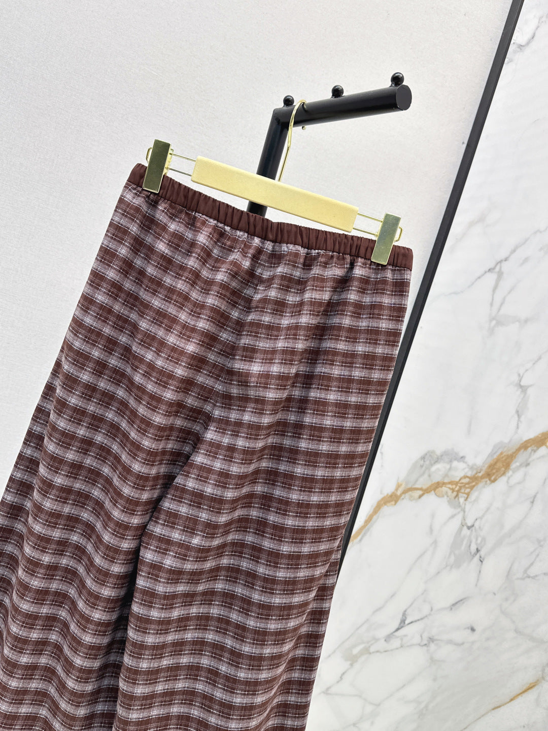 Miu 25fw plaid pants