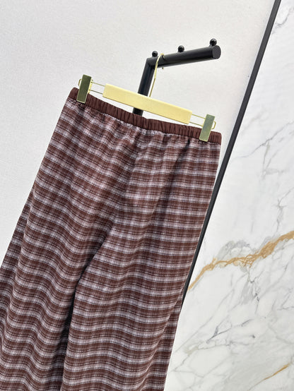 Miu 25fw plaid pants