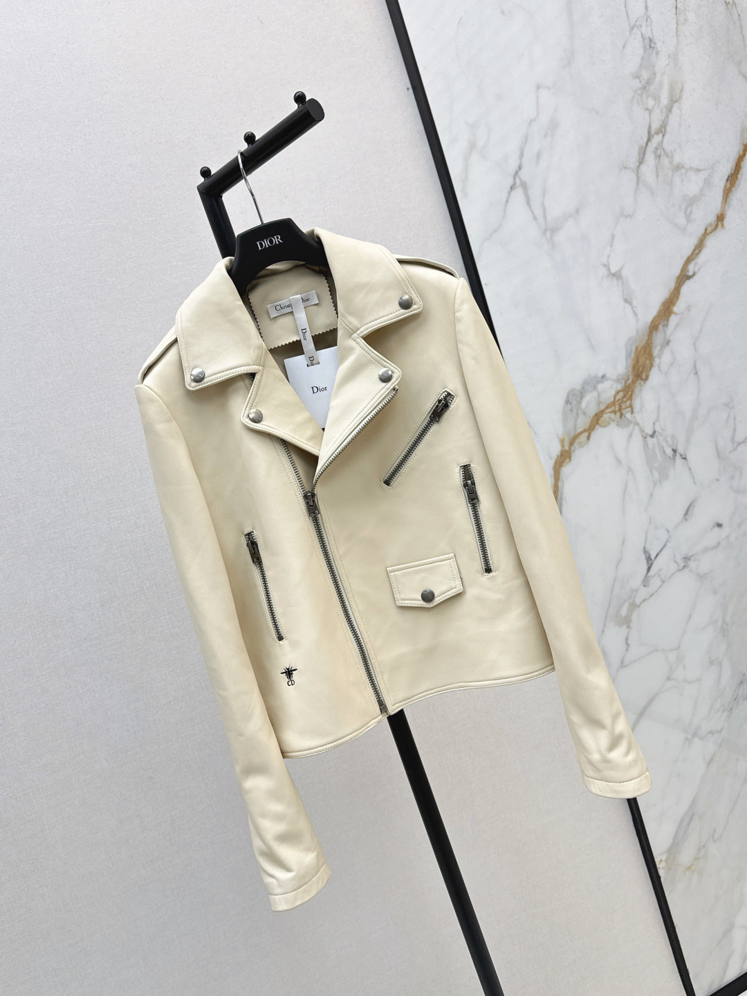 CD 25fw leather jacket