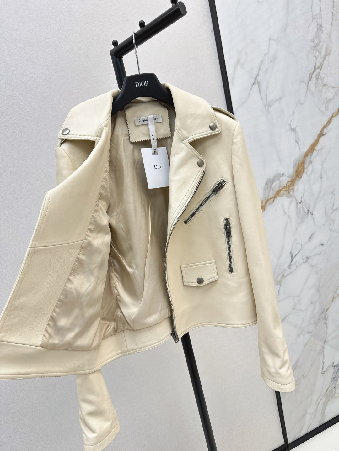 CD 25fw leather jacket