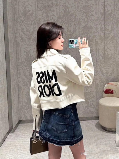 CD 25fw leather jacket