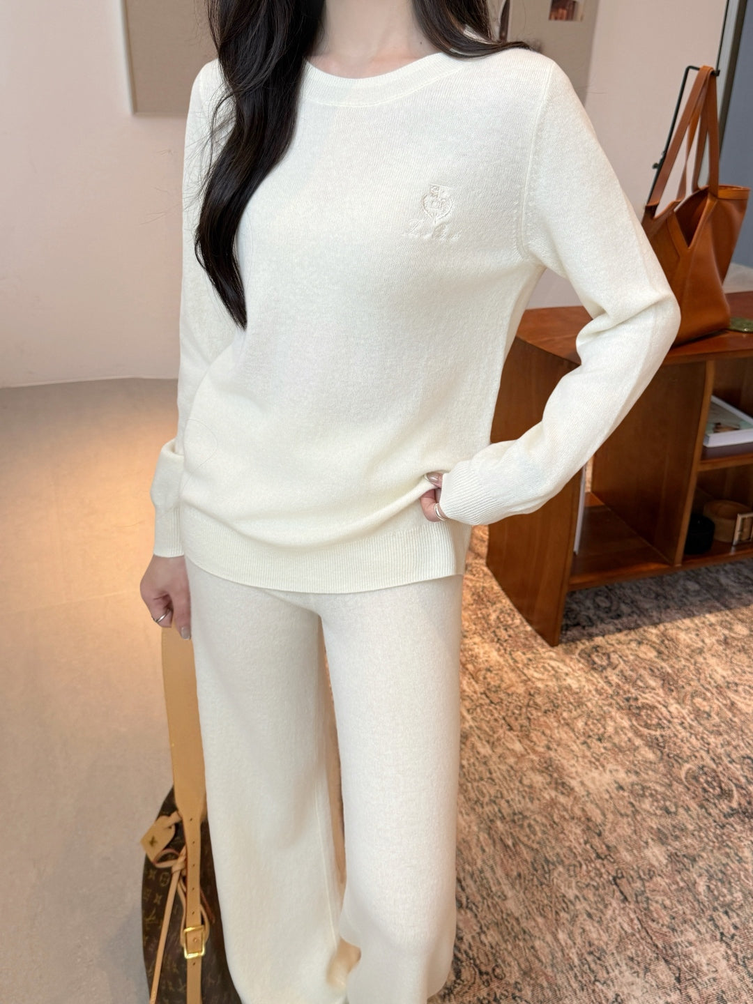 Loro 25fw knitted suit