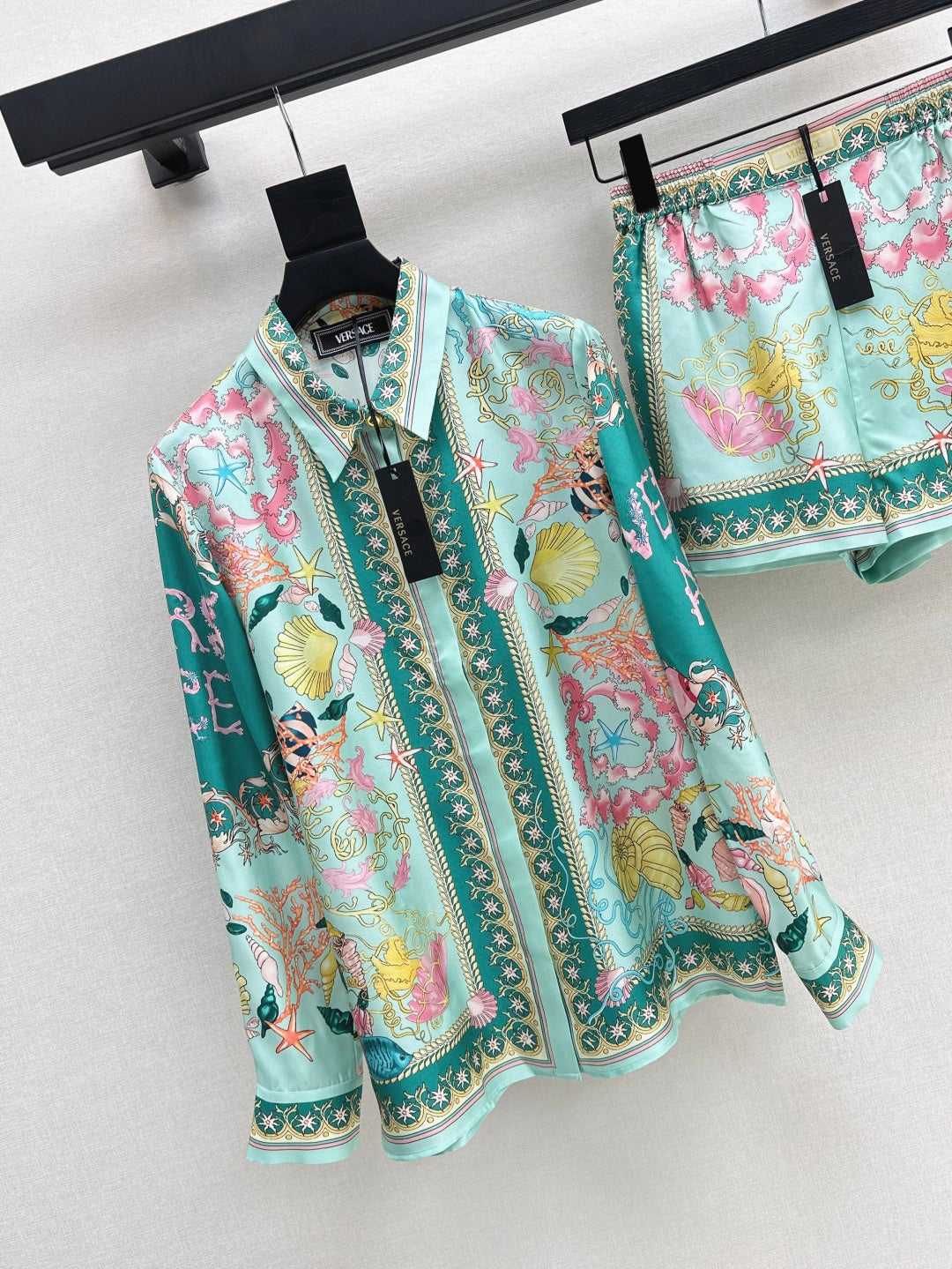 Vers 25fw silk shirt