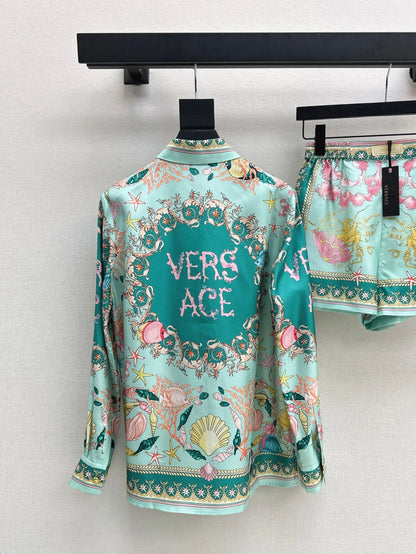 Vers 25fw silk shirt