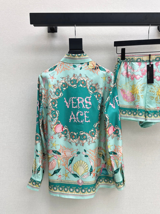 Vers 25fw silk shirt