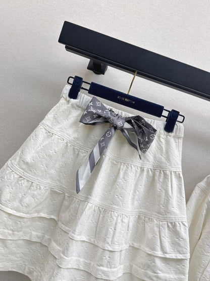 Louis 25fw scarf skirt