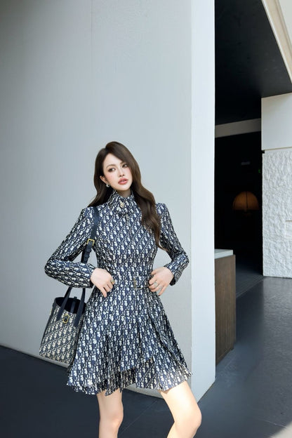 CD 25fw jacquard dress