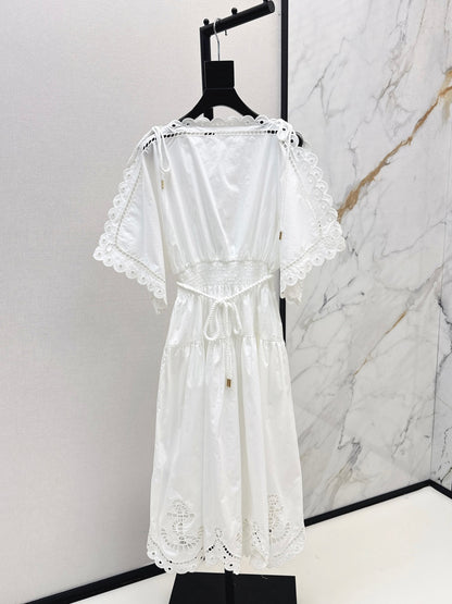 Zimm 25ss embroidered dress