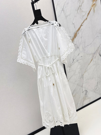 Zimm 25ss embroidered dress