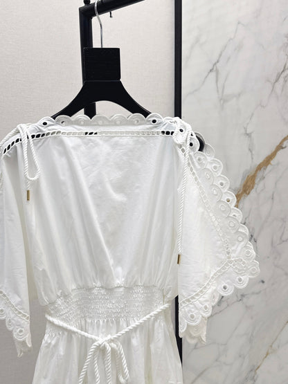 Zimm 25ss embroidered dress