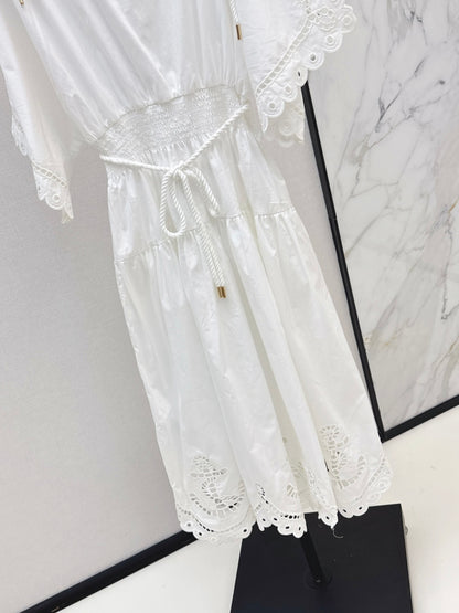 Zimm 25ss embroidered dress