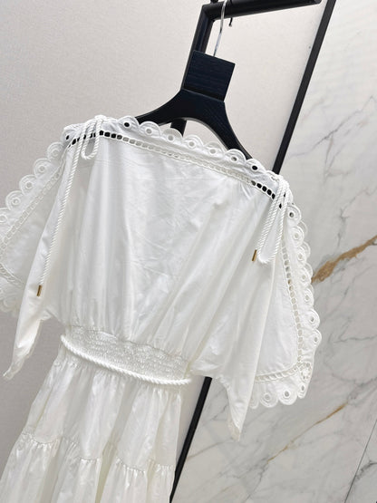 Zimm 25ss embroidered dress
