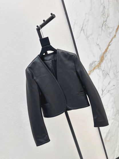 Ala 25fw leather jacket