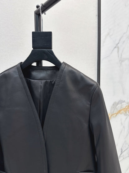 Ala 25fw leather jacket