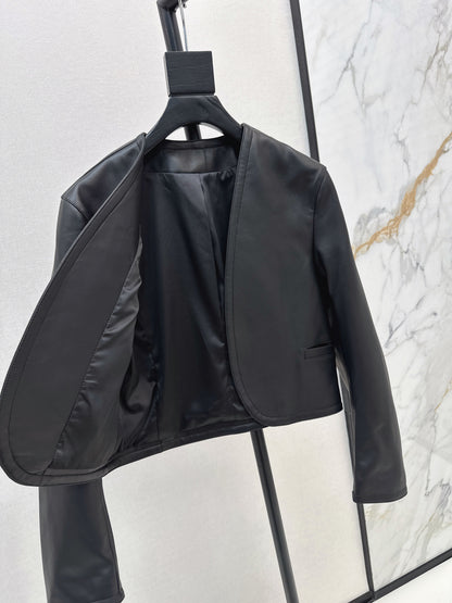 Ala 25fw leather jacket