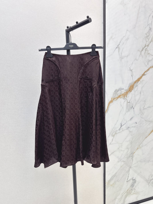 Fend 25ss jacquard skirt