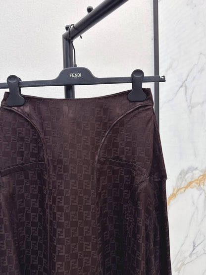 Fend 25ss jacquard skirt