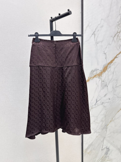 Fend 25ss jacquard skirt