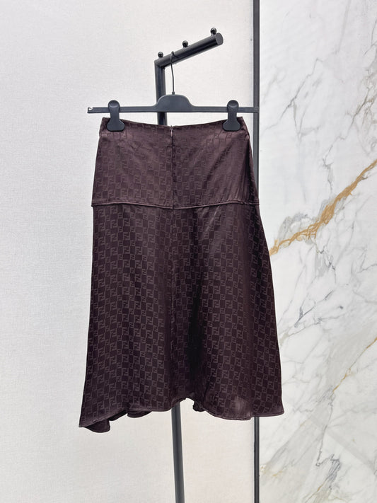 Fend 25ss jacquard skirt