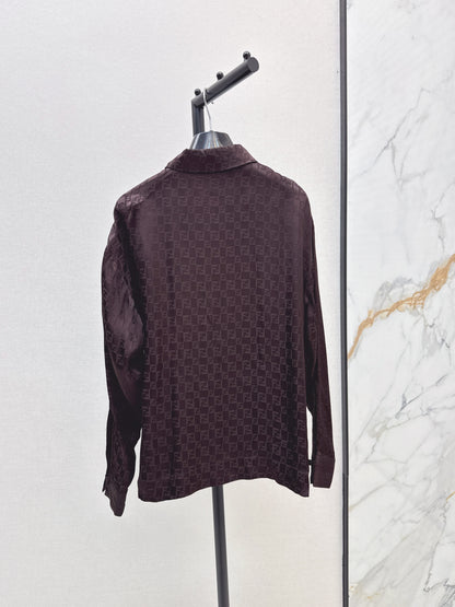 Fend 25ss jacquard shirt
