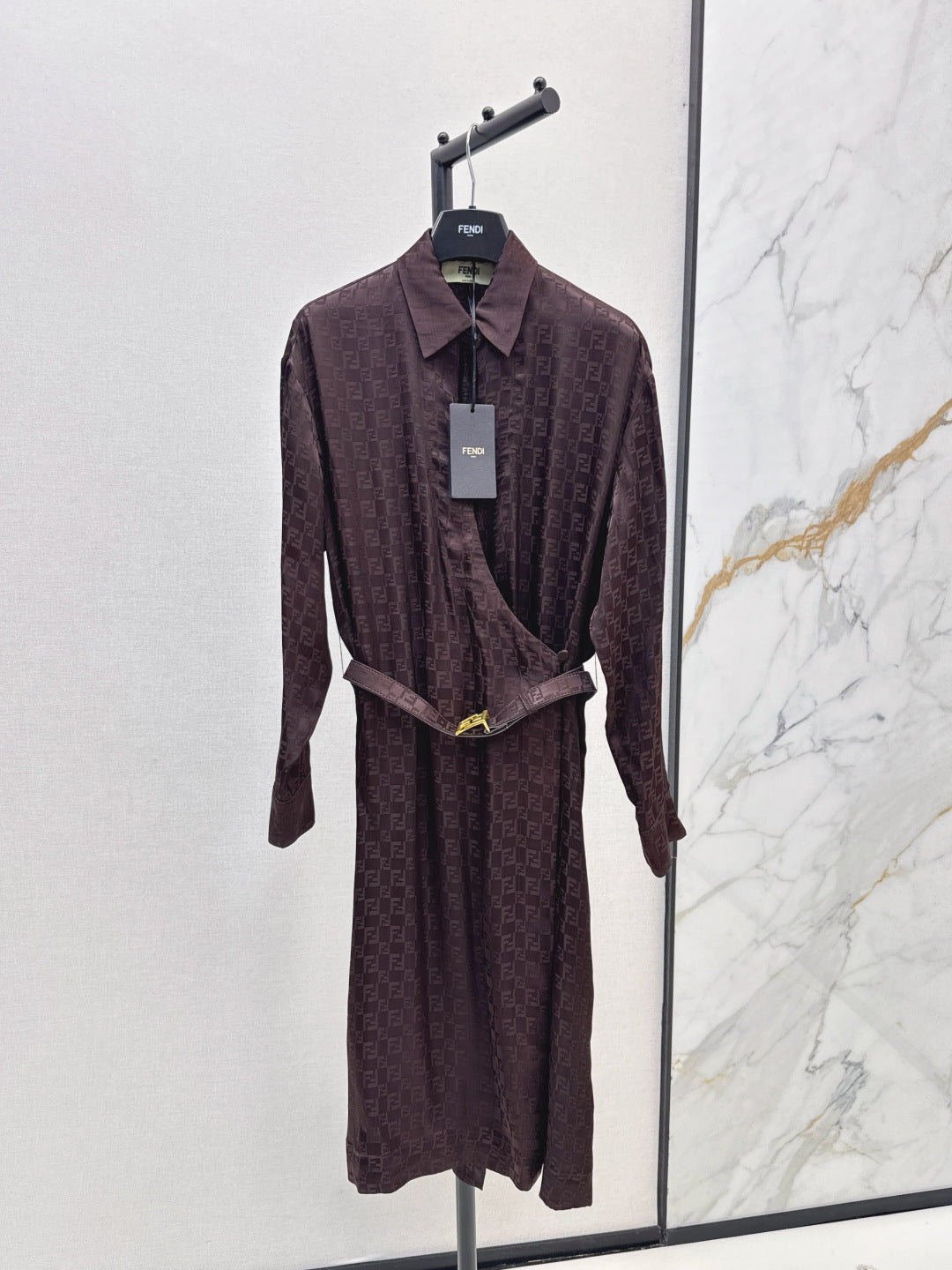 Fend 25fw jacquard dress