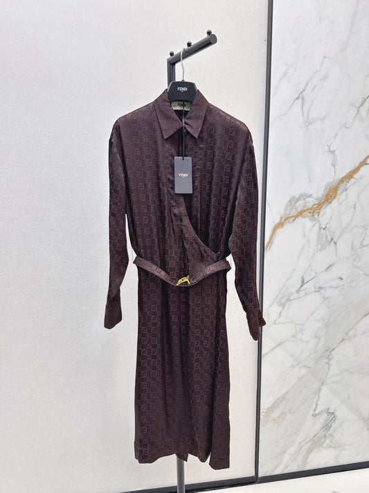 Fend 25fw jacquard dress