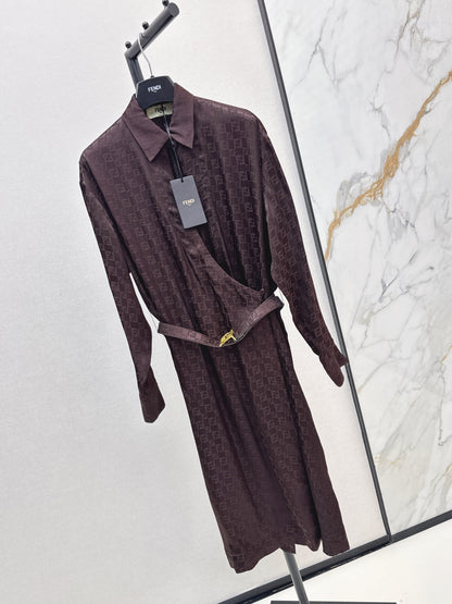 Fend 25fw jacquard dress