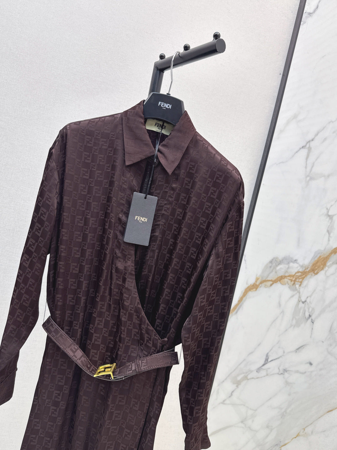 Fend 25fw jacquard dress