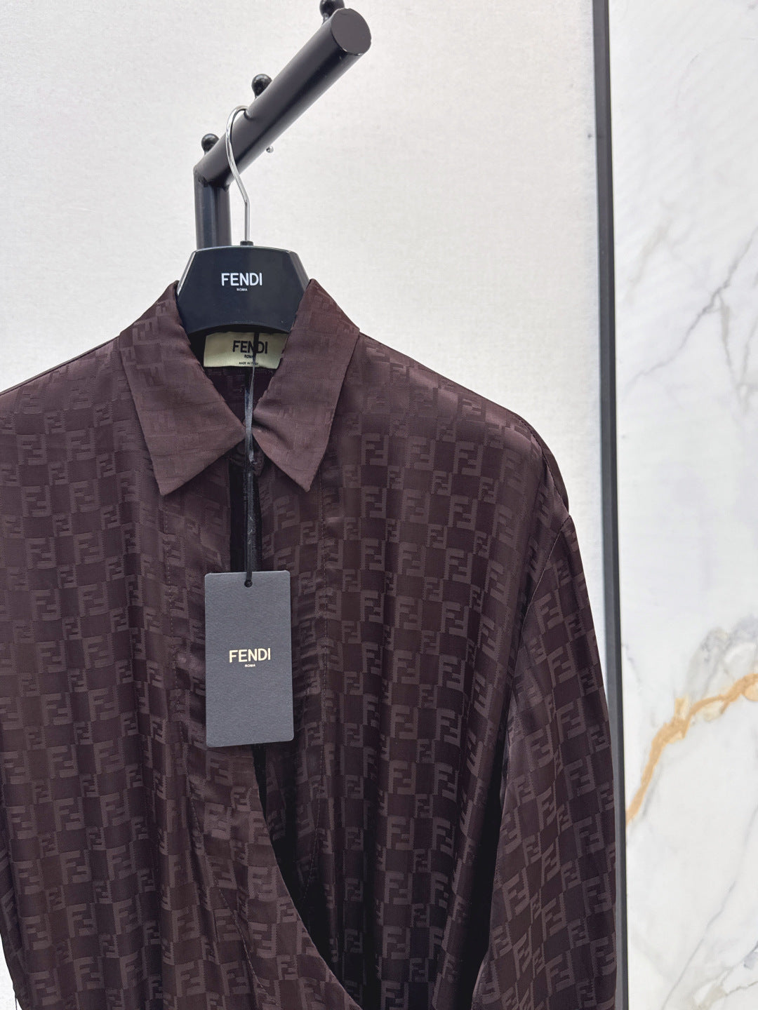 Fend 25fw jacquard dress