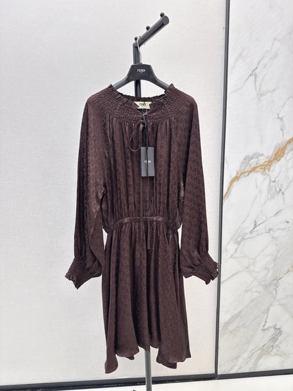 Fend 25fw jacquard dress