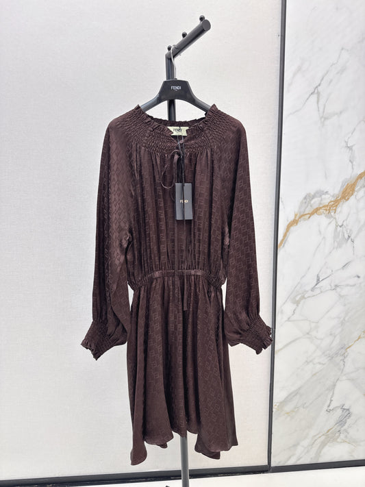 Fend 25fw jacquard dress