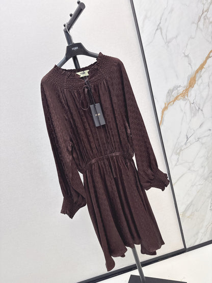Fend 25fw jacquard dress