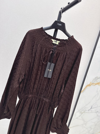 Fend 25fw jacquard dress