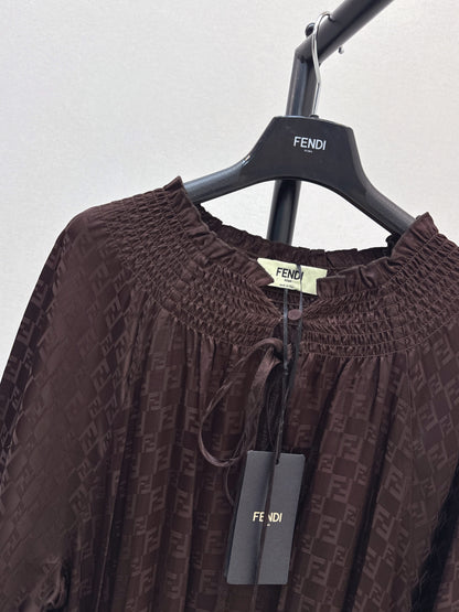 Fend 25fw jacquard dress