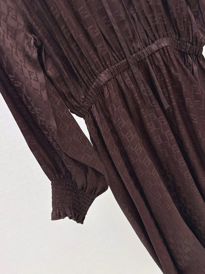 Fend 25fw jacquard dress