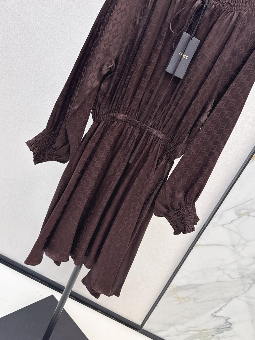 Fend 25fw jacquard dress