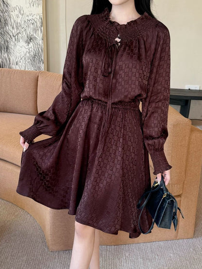 Fend 25fw jacquard dress